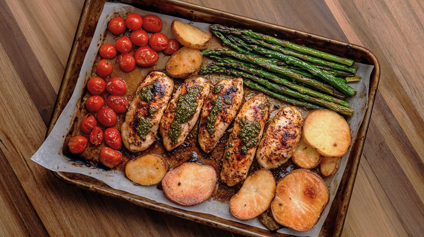 Sheet Pan Chicken and Veggies Recipe 