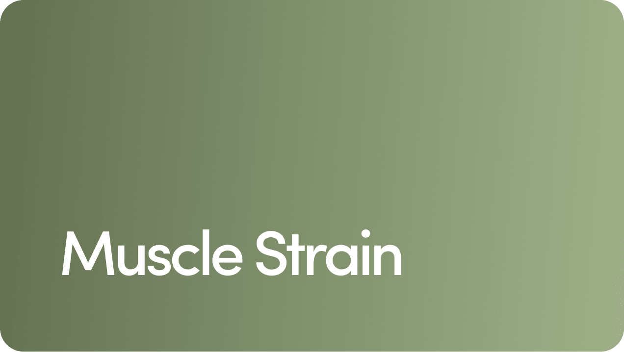 Muscle Strain